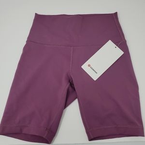 [ NWT ] Size 6 lululemon wunder train HR short 8" vintage plum purple